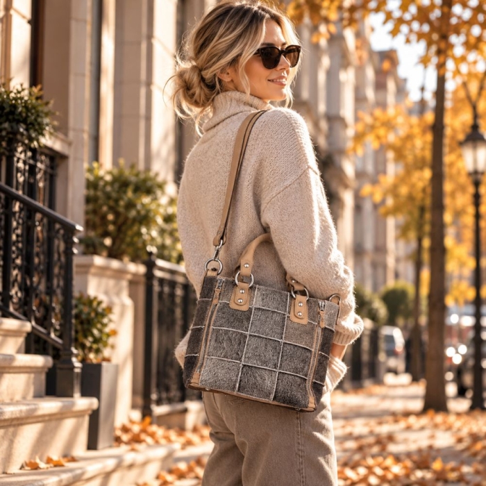 Preview: JACKIE SHERPA SALT&PEPPER