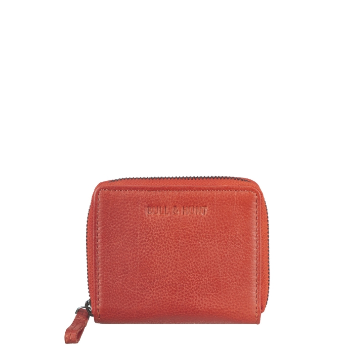 MIDI ZIP WALLET CORAL