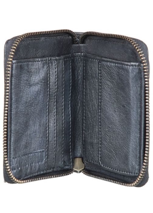 MIDI ZIP WALLET BLACK