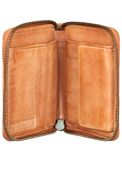 MIDI ZIP WALLET LIGHT TAN Geldbörse