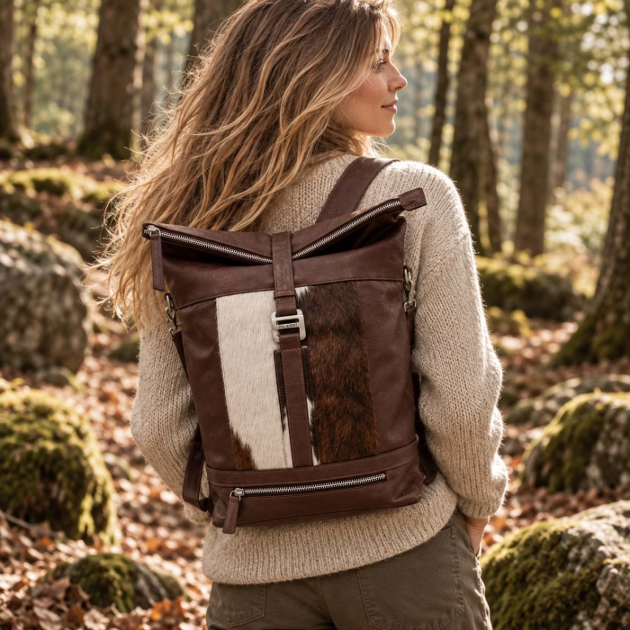 Preview: ROLLTOP BACKPACK COGNAC