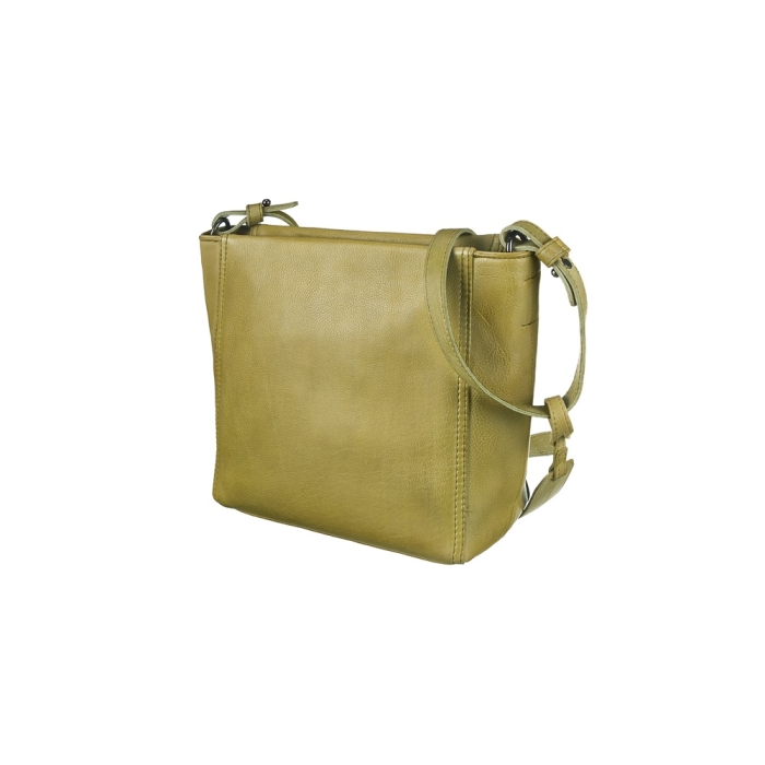 BULL&HUNT Cassie Lime Handtasche – Leder, smart wandelbar