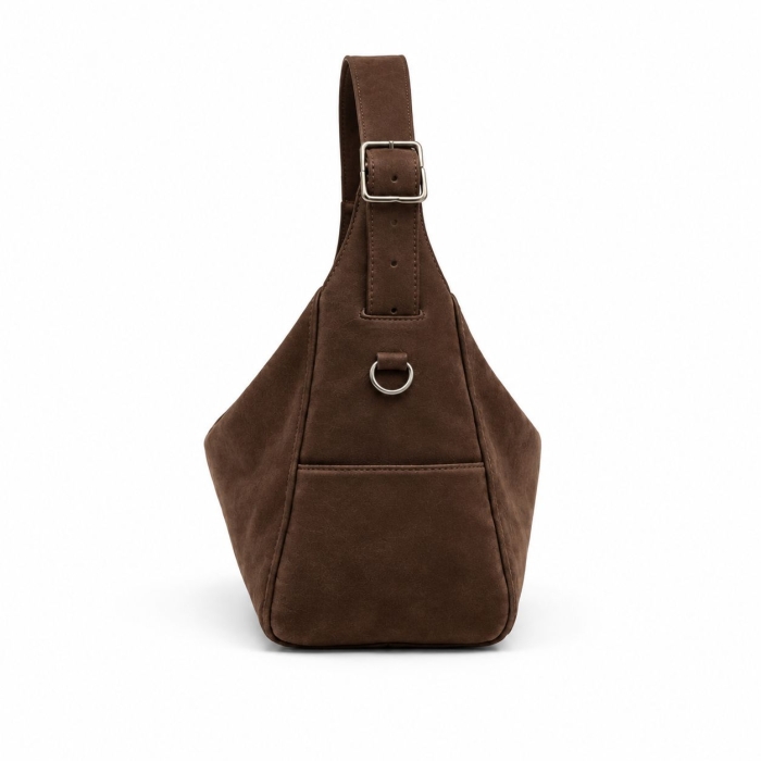HELENA SUEDE BROWN Wildleder Handtasche