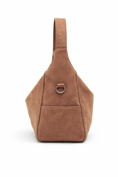 HELENA SUEDE COFFEE Wildleder Handtasche