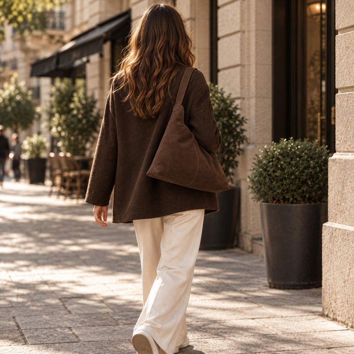 Preview: CLARA SUEDE BROWN