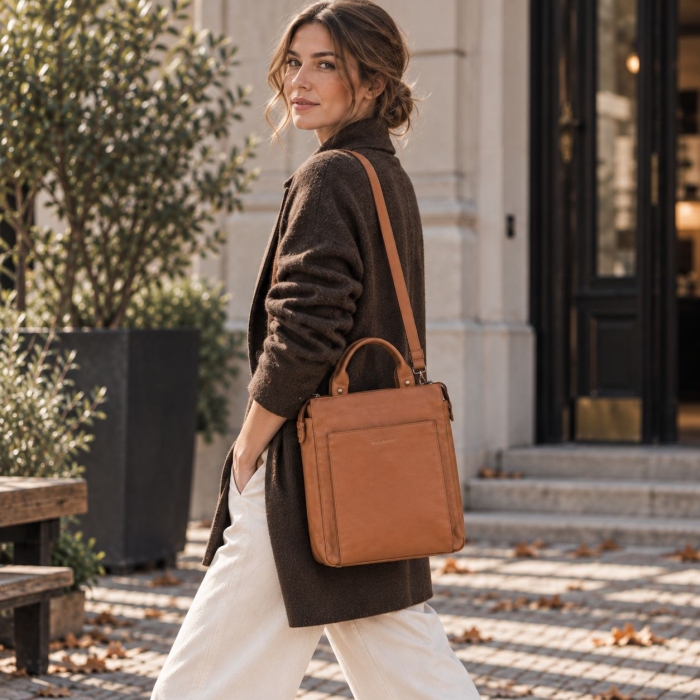 Preview: POCKET BACKPACK TAN Rucksacktasche