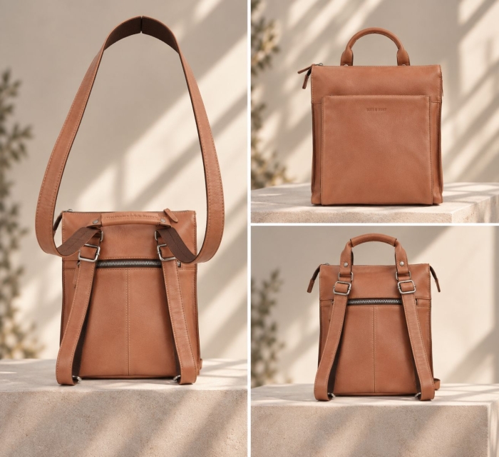 Preview: POCKET BACKPACK TAN Rucksacktasche