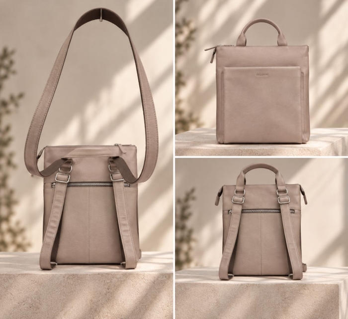 Preview: POCKET BACKPACK BURNED COGNAC