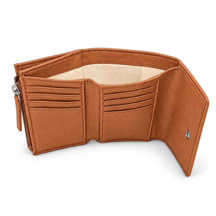 Preview: MIDI FLAP WALLET TAN