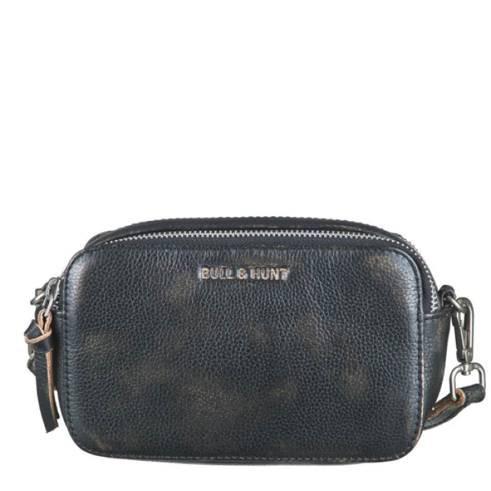 MICROBAG BLACK DISTRESSED
