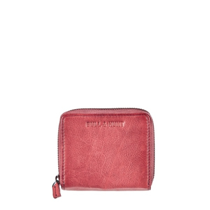 MINI ZIP WALLET BURGUNDY