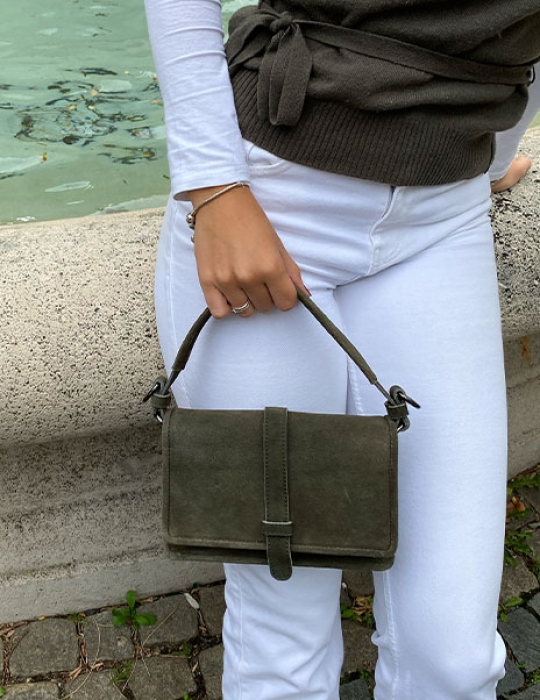 LIANA SUEDE GREEN LIANA SUEDE GREEN