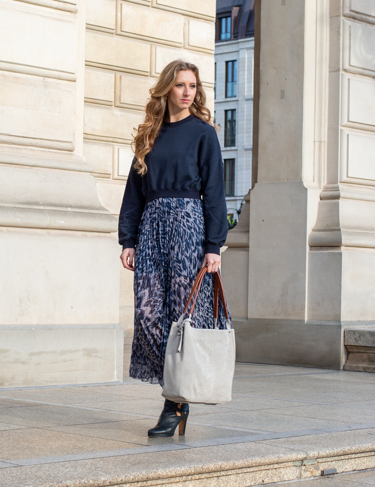 Shopper Tasche Alltags Handtasche BULL&HUNT SHOPPER BAG SUEDE