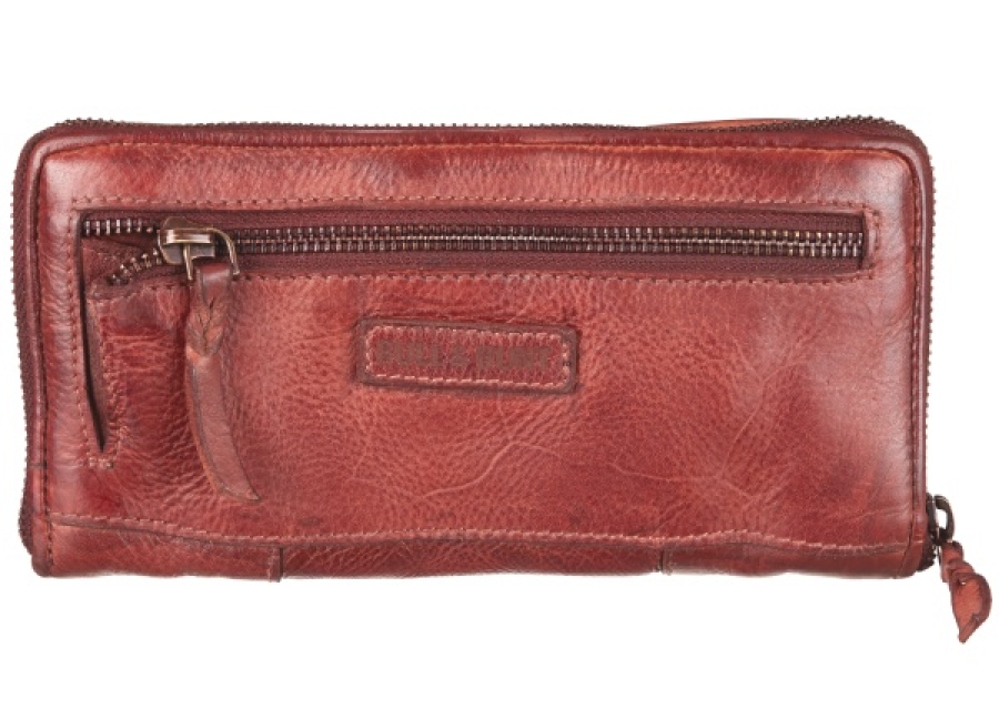ZIPWALLET BURNED COGNAC
