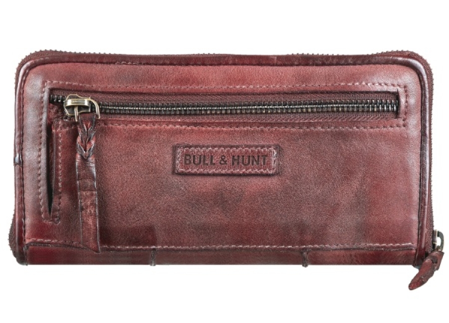 ZIPWALLET BURGUNDY