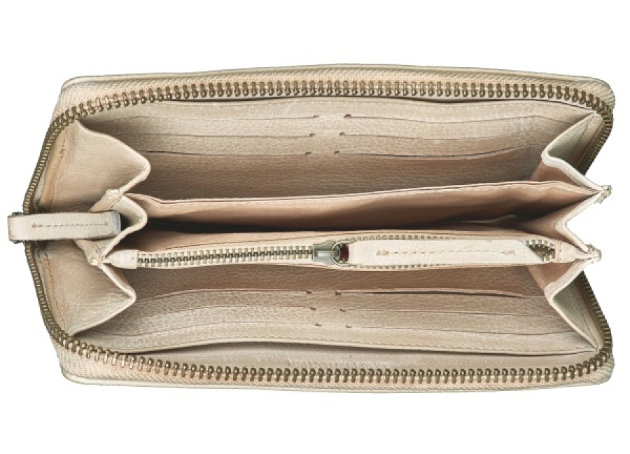 LARGE ZIP WALLET STONE