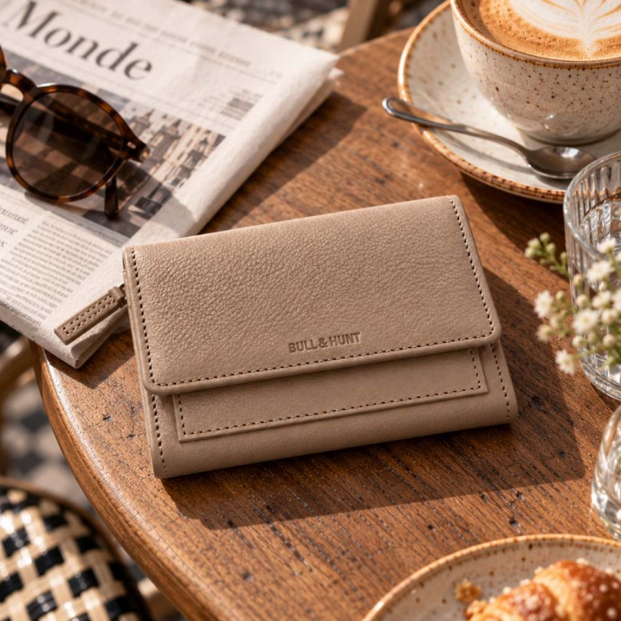 MIDI FLAP WALLET POWDER