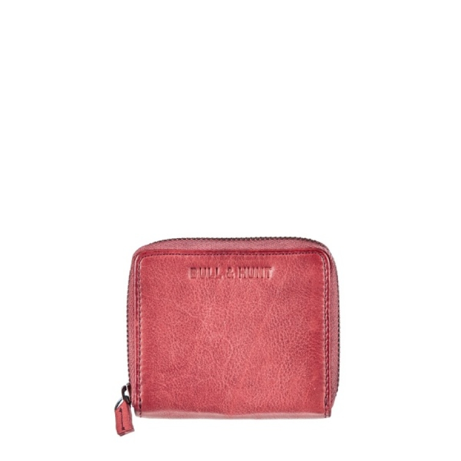 MINI ZIP WALLET BURGUNDY