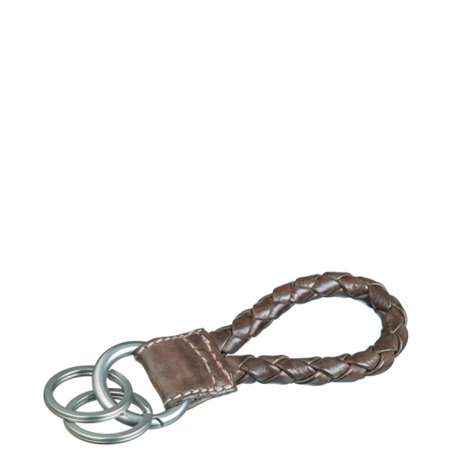 KEYRING No2 TAUPE